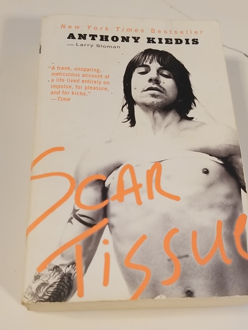 Scar Tissue by Anthony Kiedis Softcover